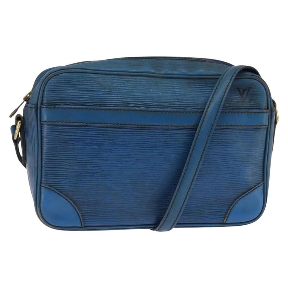 LOUIS VUITTON Epi Trocadero 23 Shoulder Bag Blue M52305 LV Auth 148063